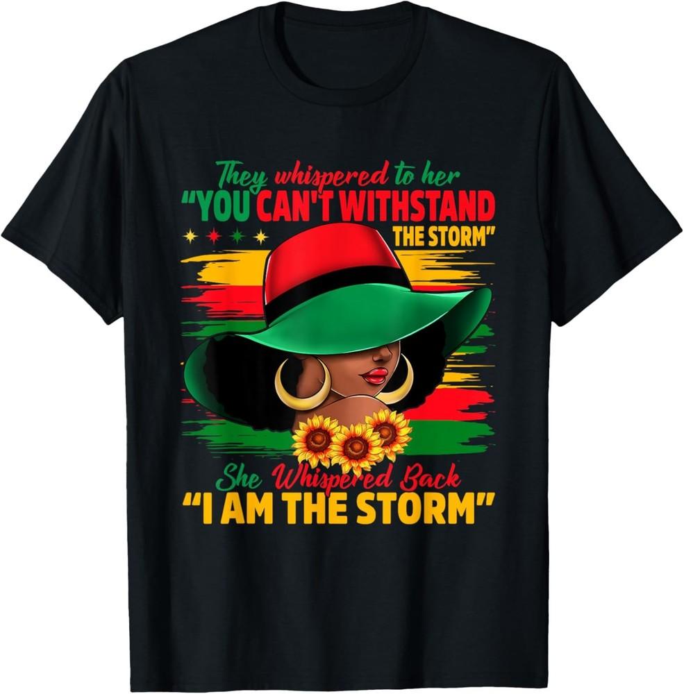 2025/Proud Black African American Ladies Black History Month T-Shirt DDV Unisex T-Shirt