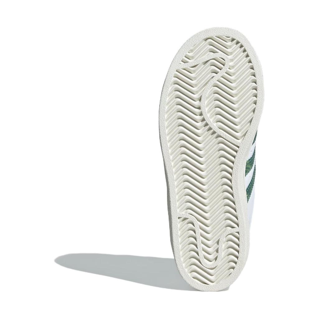 Adidas Originals Superstar Soft Comfortable Durable Low-Top Kids Skate Shoes Kids Sneakers White IH3496