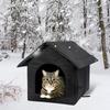 Waterproof Outdoor Cat House: Foldable, Removable, Washable, and Warm 4-Season Pet Villa Tent for Cats and Dogs.