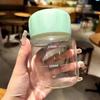 10.2oz Mini Water Bottle Plastic Clear Milk Cup Portable Reusable Drinking Cups Summer Drinkware Travel Outdoor Birthday Gifts