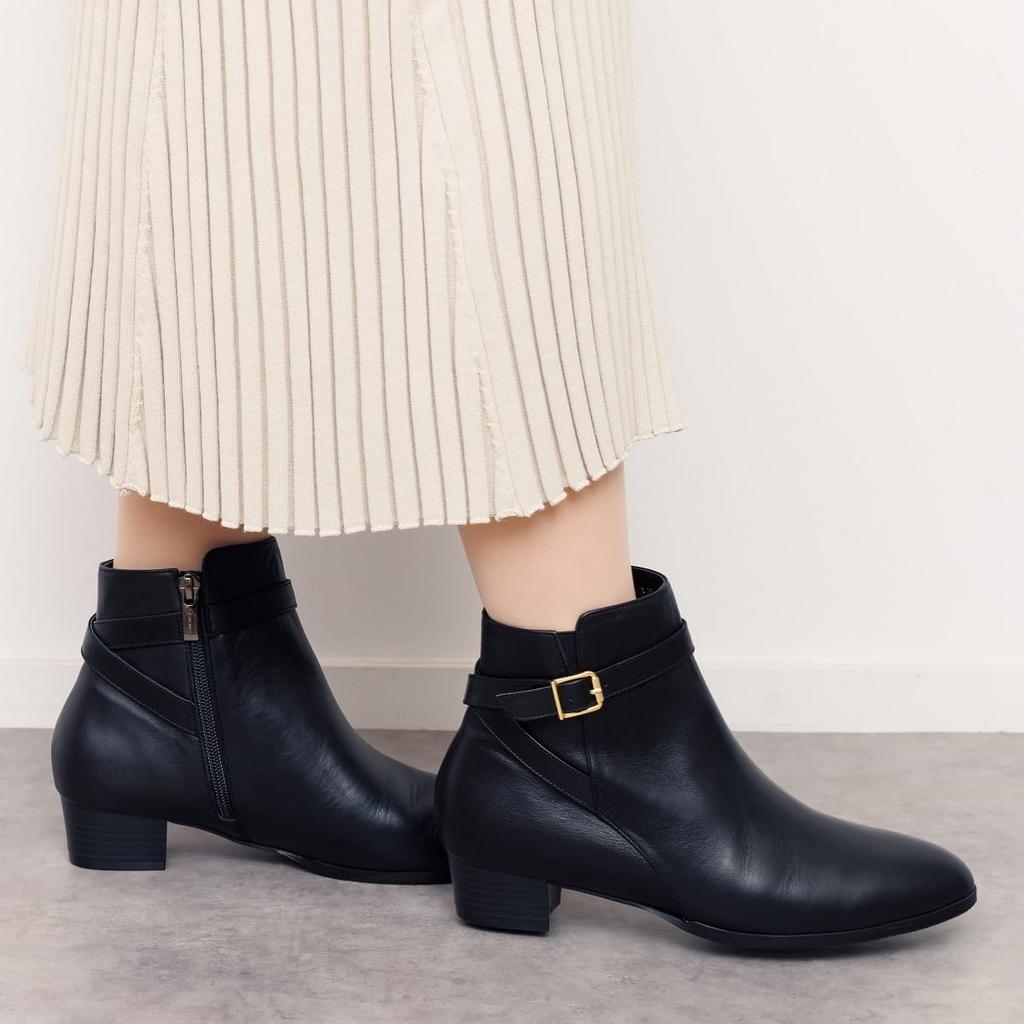 Himiko Belt Design Boots/633403 Black 225