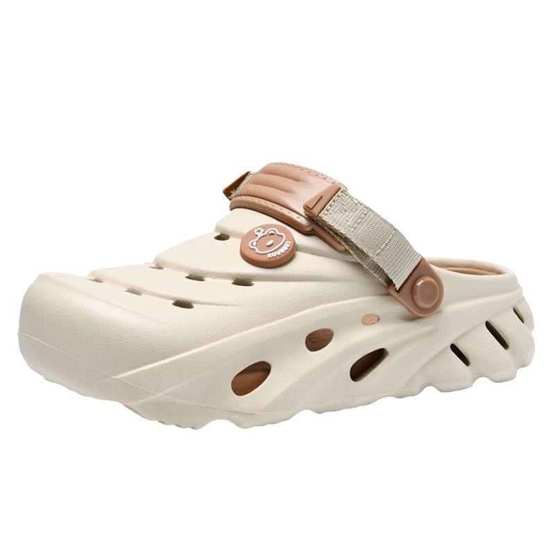 Hole Shoes Men's Summer New Thick-soled Casual Non-slip Outer Wear Beach Bag Head Couple Sandals