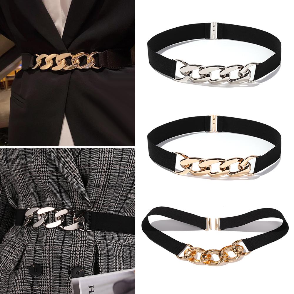 Fashion Waist Belts Adjustable Decorative Waistband Stretch Elastic Belts Waist Strap