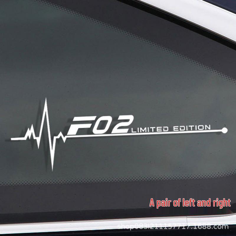 Наклейки BMW EKG на боковое стекло для 3, 5, 7 Серии, X5, X6