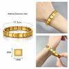 Stainless Steel Engraving Elastic Bracelet - Customizable Versatile DIY Jewelry
