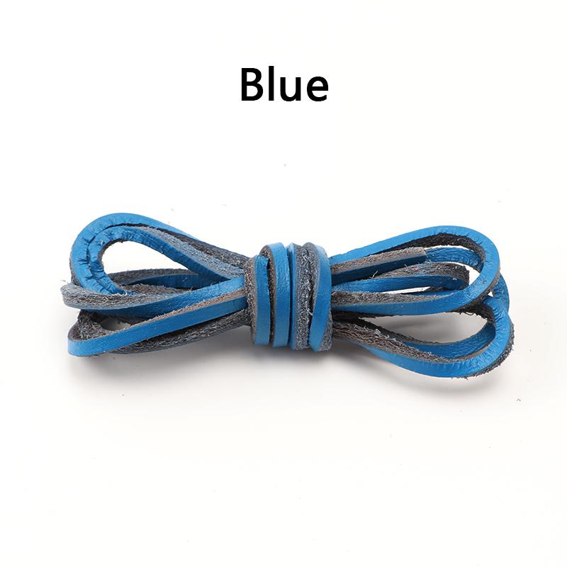 Новые высококачественные плоские шнурки однотонные кожаные шнурки для обуви классические разноцветные шнурки для повседневной обуви уличные шнурки для ботинок унисекс