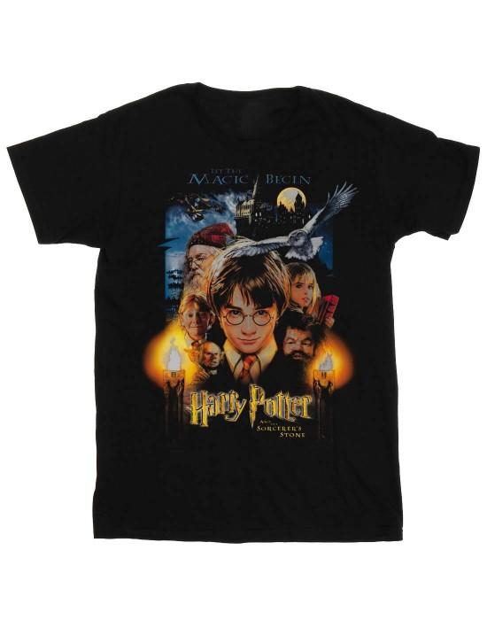 HARRY POTTER Футболка с плакатом «Философский камень» для мальчиков