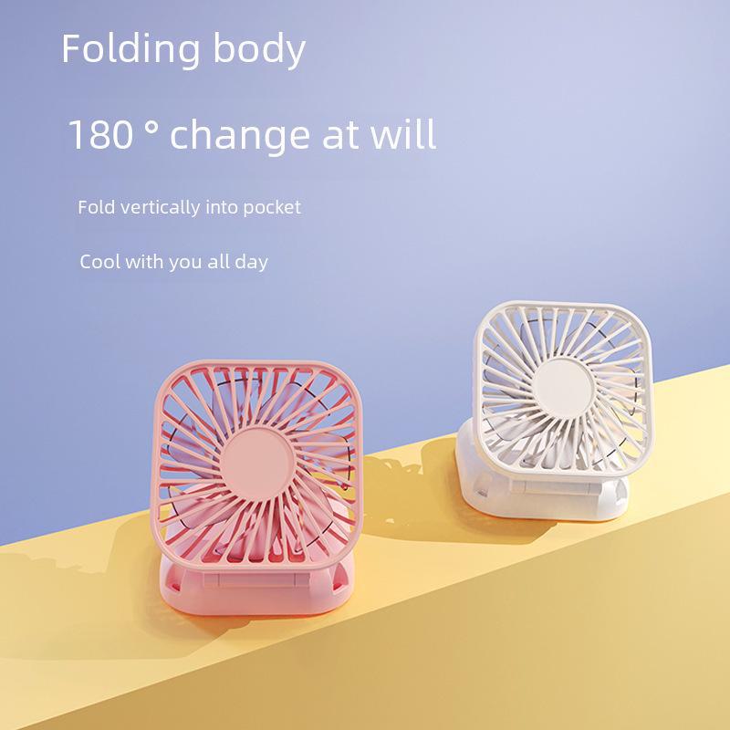 Портативный складной шейный вентилятор с зарядкой от USB — компактный и удобный для использования на рабочем столе, в офисе или на улице