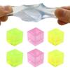 2.5cm Transparent Ice Cube Fidget Toy Mini Mochi Stress Sensory Fish Anxiety Decompression Paw U8O9