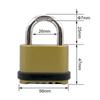 Hardware Accessories Security Code Lock Zinc Alloy Combination Padlock 4-digit Number Password Lock