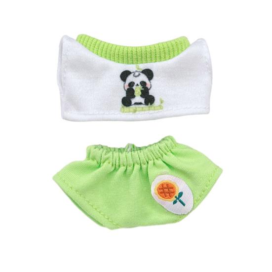 Набор одежды для куклы Футболка и шорты для 17-сантиметровых кукол La Bubu Ручная работа Стильный наряд Одежда для куклы Подарок для коллекционеров кукол