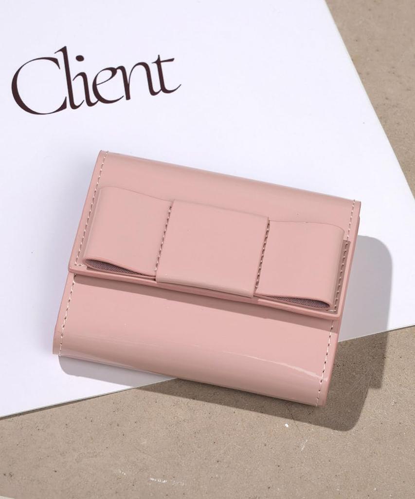 Кошелек Altro Rose Pink Ribbon, трехскладной, мини-кошелек, маленький кошелек для мелочи, отделения для карт, отделение для купюр, форма монеты в коробочке, эмаль, элегантный дизайн, 333229-16