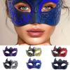 Party Bar Masquerade Half Face Men's Painted Gold Powder Mask Handmade Spray Paint Mask