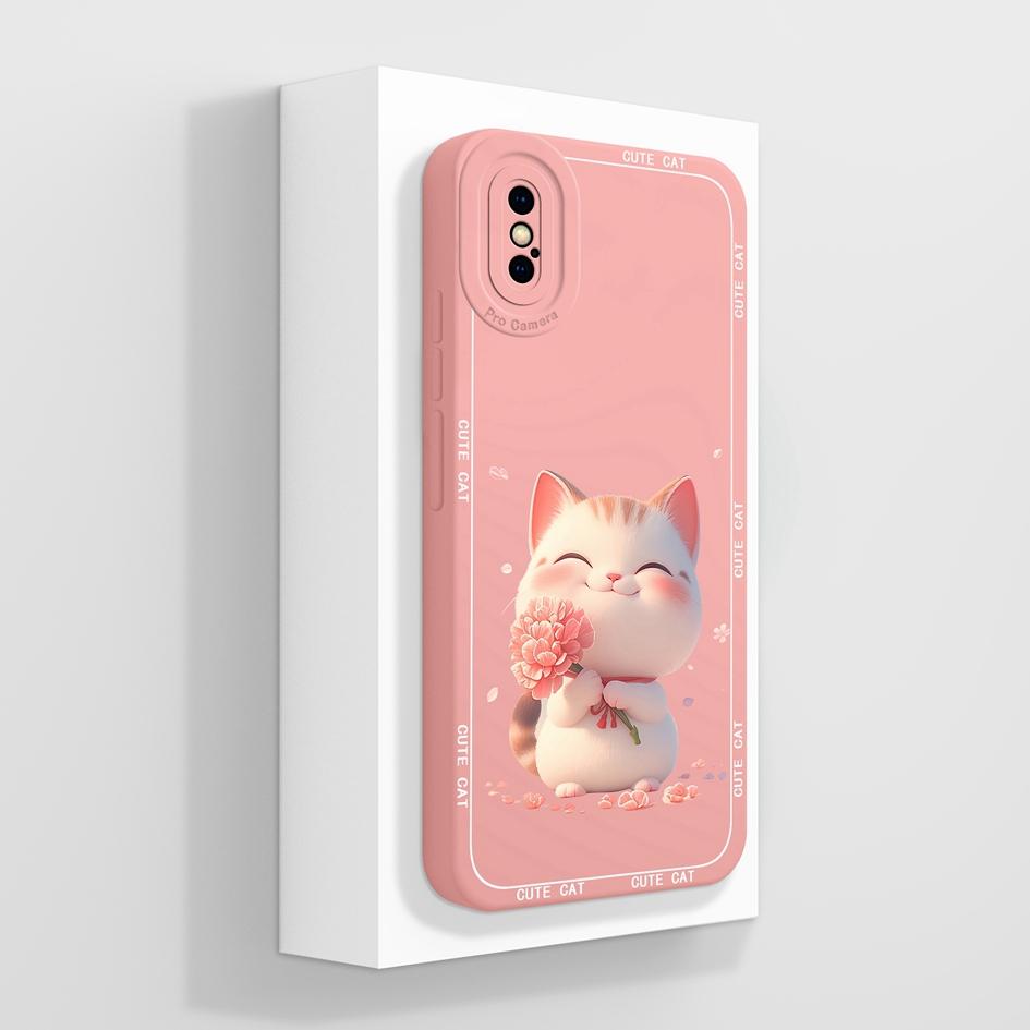 Для Apple iPhone X XR XS SE 6 7 8 11 12 Pro Max Plus Mini чехол для телефона роскошный цветочный узор мягкий жидкий силиконовый противоскользящий защитный чехол для iPhone