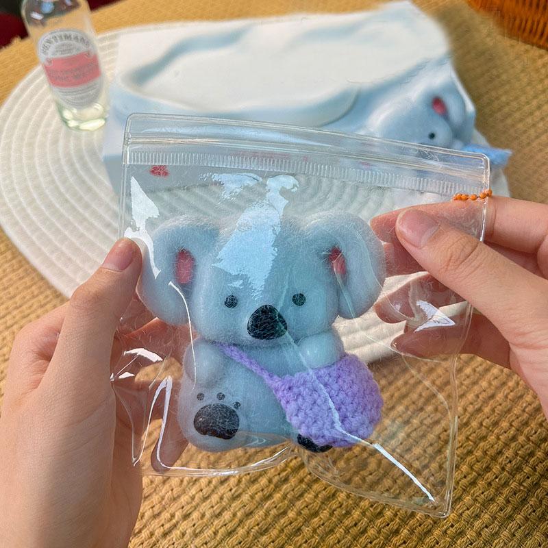 Кавайный коала, игрушка-сквиш, игрушка с медленным возвратом, фиджет-игрушки, ручная работа, силикон, снятие стресса, сквиши, сенсорные игрушки