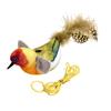 Chirping Bird Cat Toy Interactive Simulation Electric Bird Touch Activated Plush Bird Cat Teaser for Indoor Cats And Dogs