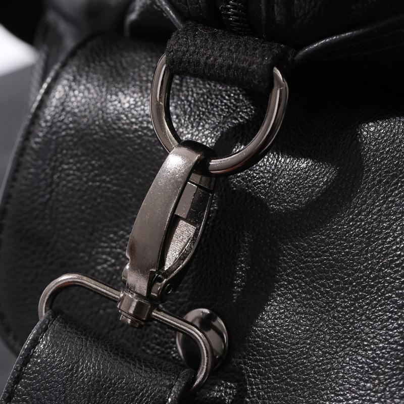 Мужская кожаная сумка кроссбоди через плечо 2023 - Деловая и повседневная дорожная сумка