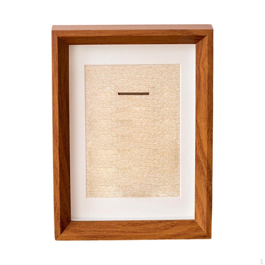 Case Frame Tabletop Decor Multipurpose Gifts Photo Shadow Box for Runners