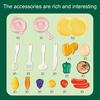 Детский кухонный игровой набор с 30 ролевками, ролевой кухонный набор, развивающий практические навыки, игрушки-симуляторы готовки для детей