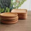 Multiple Styles Solid Wood Cartoon Dinner Tray Cute Animal Pattern Children's Rice Plate Odorless Wood Food Dishes Meal