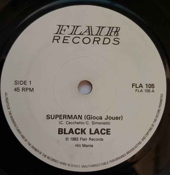 7inch Record BLACK LACE - Superman FLA105 Flair Records 1983 UK Dance & Electronica Used