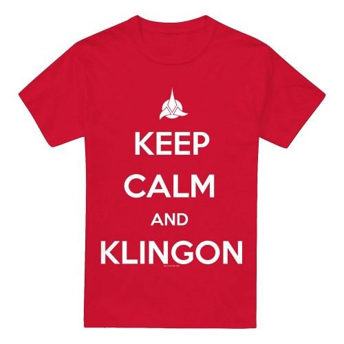 Star Trek Mens Calm Klingon T-Shirt