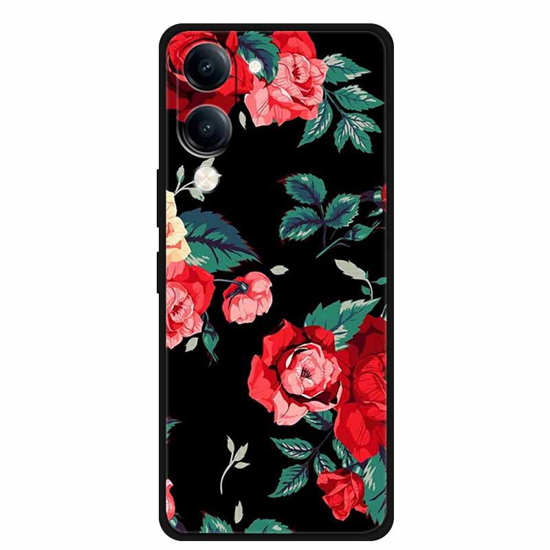 Чехол для Vivo Y29s Чехол для телефона Черный Силиконовый Мягкий Чехол для Vivo Y19s GT Чехол 6.74" Корпус Пылезащитный Coque VIVO Y19sGT Y29 S 5G