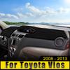 Автомобильные аксессуары для Toyota Vios 2008 2009 2010 2011 2012 2013 Защитная крышка приборной панели Защита от света и солнца Козырек от ультрафиолета Коврики с противоскользящим покрытием