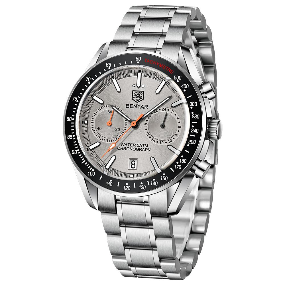 Men's Multifunction Watch Fashion Waterproof Luminous Men's Quartz Watch