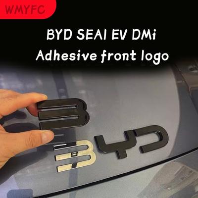 Для BYD SEAl EV 2023 2024 2025 2026 Автомобиль Передняя эмблема Чернение Значок Наклейка Черная Модификация Стикер
