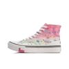 Li Ning Line Friends X Classic High-Top Canvas Sneakers Women Sneakers Purple Red AGCQ594-2