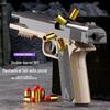 Mingjiangtang Double-Barrel 1911 Toy Gun - Rapid-Fire Boy's Decompression Carrot Blaster