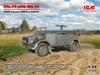 Пластиковая модель немецкого бронетранспортера ICM 35502 1/35 Kfz.70 с MG34 (военный автомобиль)