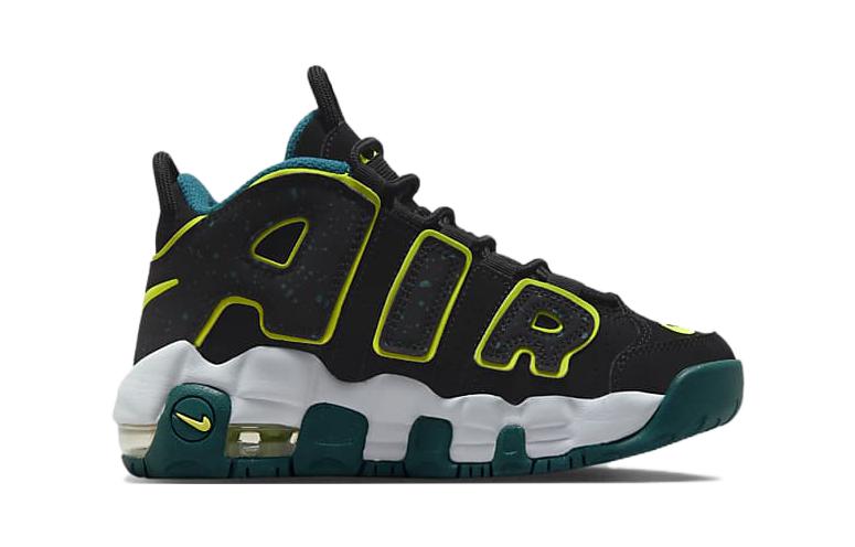 Nike Air More Uptempo PS 'Черный Геод Бирюзовый'DZ2810-001