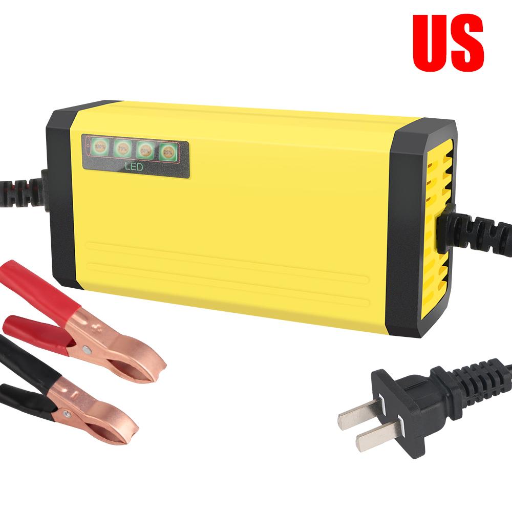 Car Accessories Car Battery Charger Wet Dry Lead Acid Battery 12V 2A 220V Power Puls Repair Charger LED Display Moto Truck Battery Charger