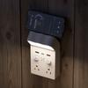 Universal Socket Night Light Socket Converter Warm White LED Outlet Power Strip  Kitchen