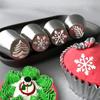 1pc Cream Nozzle Cake Decorating Tools Pastry Bakery Accessories Cupcake Icing Piping Nozzle Tips Bakeware Christmas