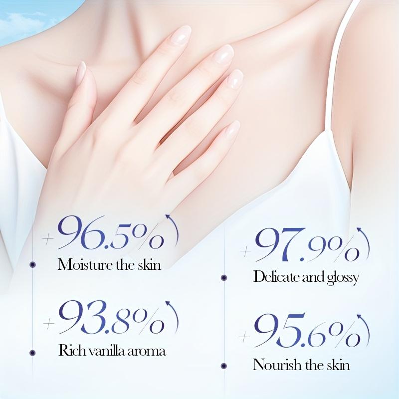 180g Vanilla Body Lotion - Ice Cream Texture Moisturizing Mixed Salad Flower Body Cream - Hydrating, Rejuvenating and Nourishing Dry Skin