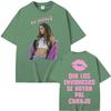 Singer Tini Stoessel Double Sided Print Tshirts Unisex Women Harajuku Fashion Aesthetic T Shirt Casual Cozy ONeck Tees Streetwear