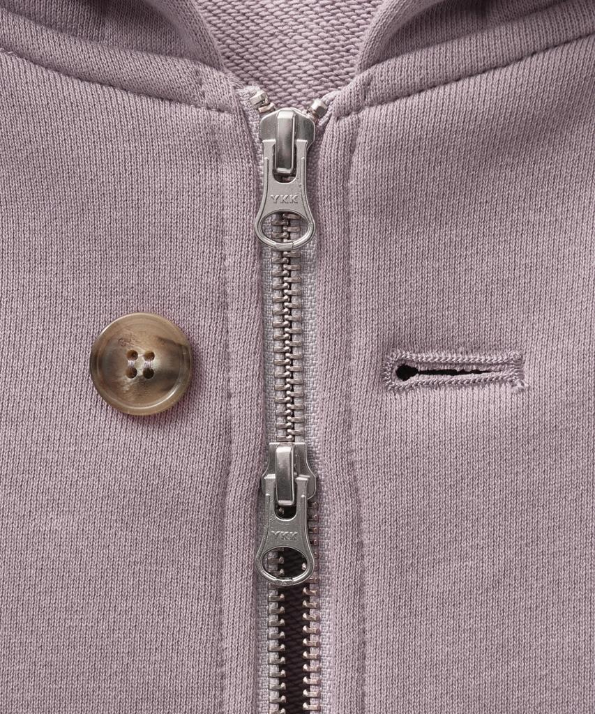 Худи на молнии Satur Theo Cotton All Day, фиолетовое (Тип А)