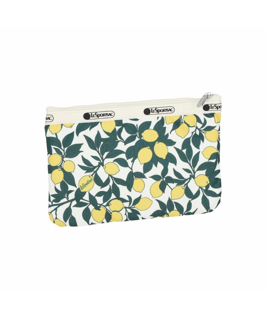 Lesportsac Косметичка с 3 молниями 'Lemon Orchid' [7158.Hf42]