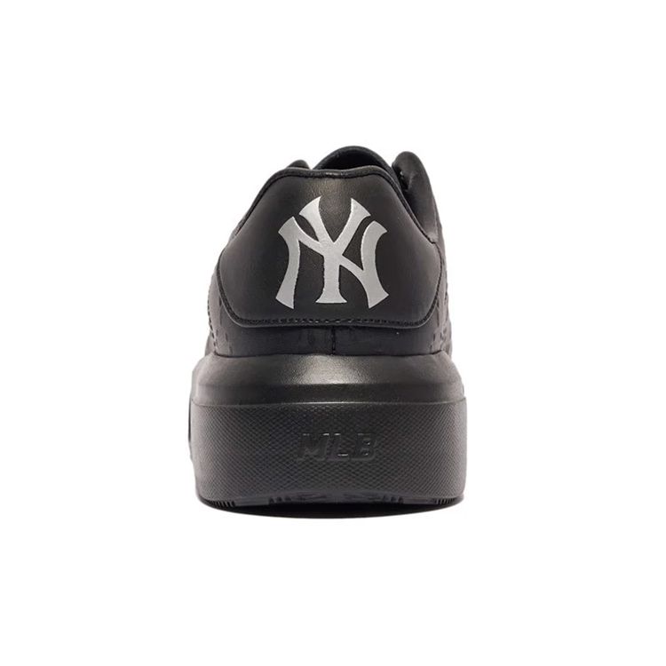 MLB Chunky Classic Leather Comfortable Simple Non-Slip Durable Low-Top Sneakers Unisex sneakers Black 3ASXXD41N-50BKS