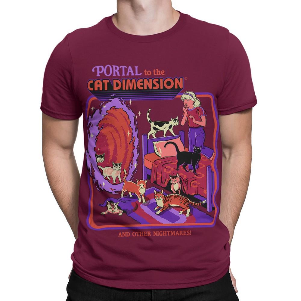 The Cat Diunisexsion 80s Quirky Cat Themed T Shirt Srt433