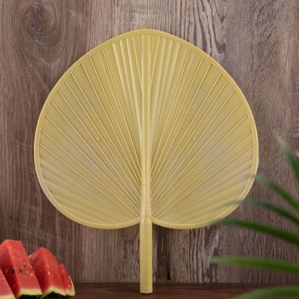 Yellow Palm-Leaf Fan Vintage Anti-breakage Fan High Quality Bushel Fan
