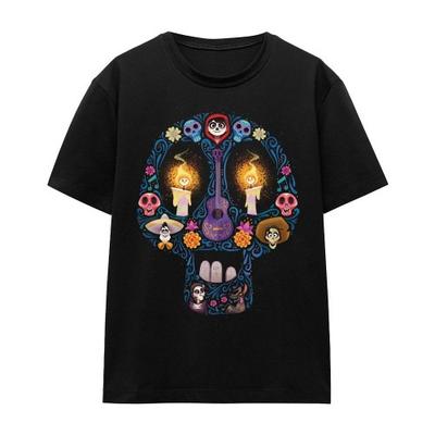 Coco Унисекс Взрослая Футболка День Мёртвых Эрнесто Мигель Гектор Череп