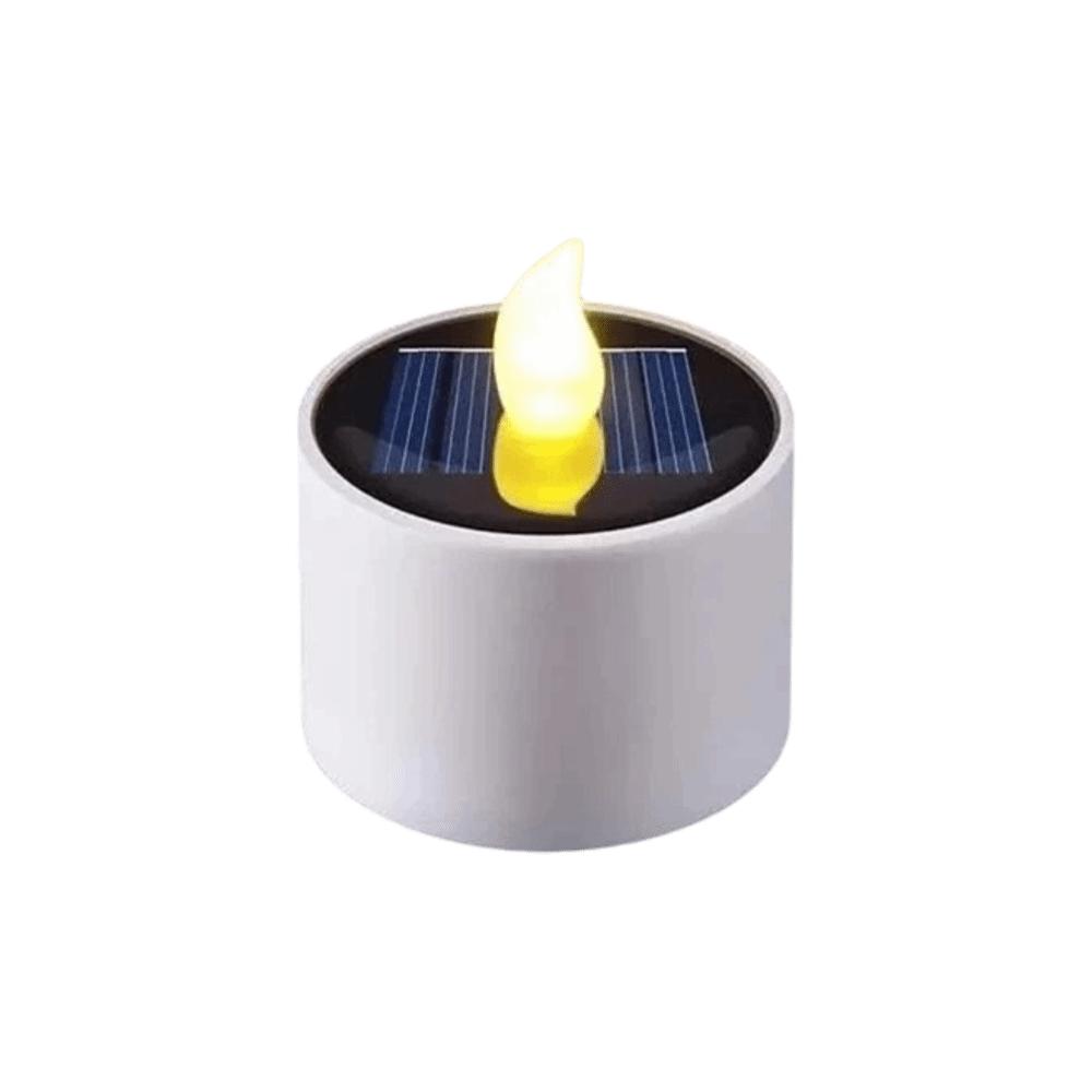 Outdoor-Ready LED Candle Waterproof Flameless Candle Solar Tealight  Home Decoration
