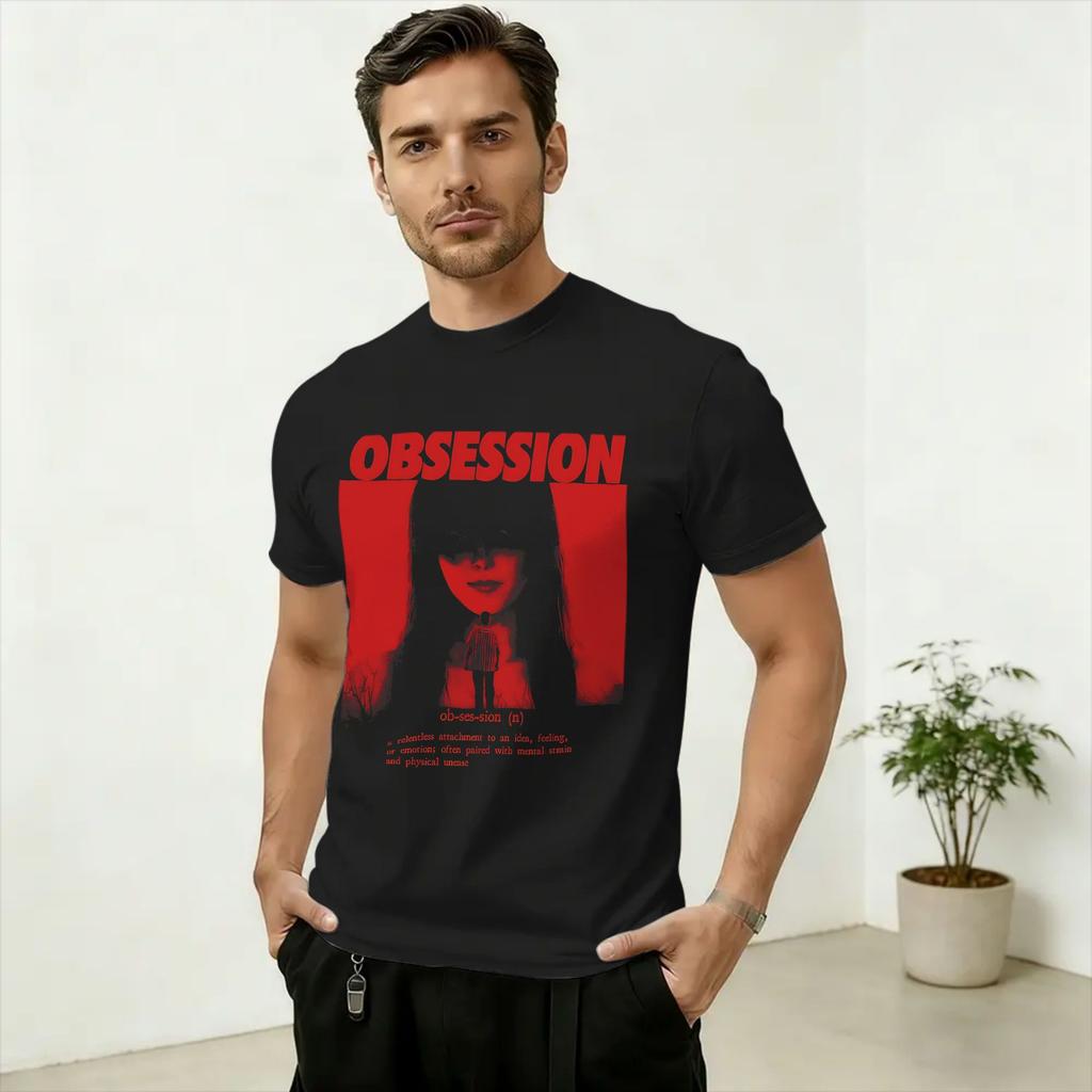 Novelty Obsession 2026 Movie TShirt for Unisex Crewneck Pure Cotton T Shirts Short Sleeve Tees Printed Clothes