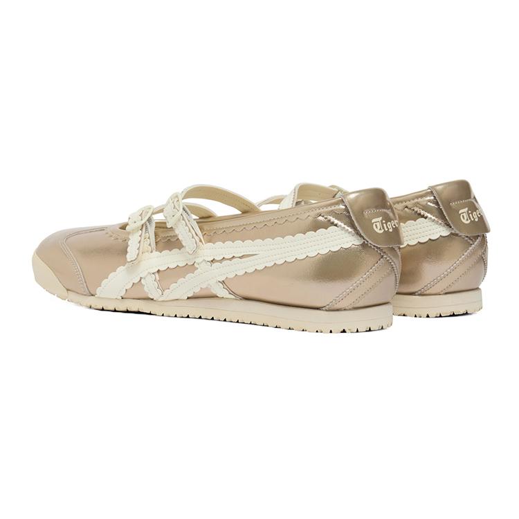 ONITSUKA TIGER MEXICO 66 Туфли на плоской подошве Mary Jane Женские Золотые 1182A708-250