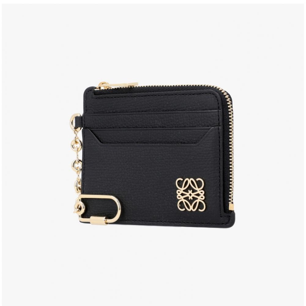 Loewe Anagram Pebble Grain Square Coin Card Wallet C821sqlx03