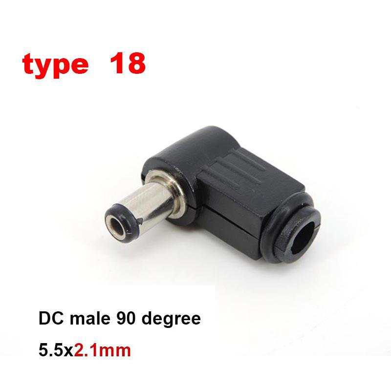 10 шт. DC 025 099 022 гнездовые разъемы 5,5x2,1 мм 5,5*2,5 мм штекер питания Jack гнездо гайка панель монтаж водонепроницаемый чехол под прямым углом